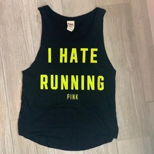 PINK running tank top